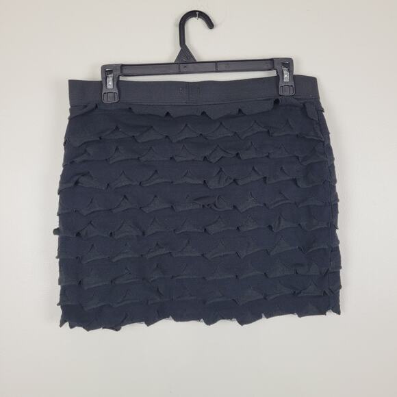 Kimchi Blue Womens M Mini Skirt Black Ruffle Tiered Urban Outfitters Y2K - Picture 2 of 6